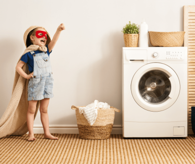eco-friendly laundry room