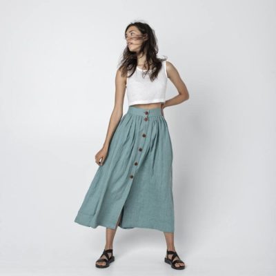 Mezzoroni Linen Skirt