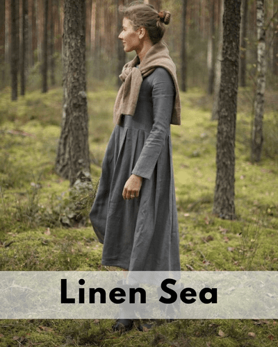 long linen dresses