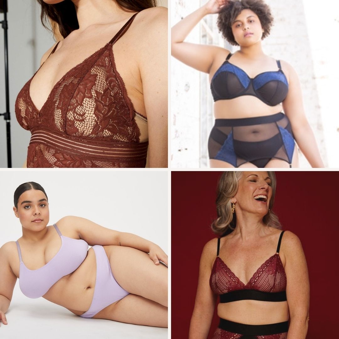 Sustainable Bras on Models