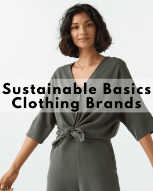 Sustainable Basics Clothing Brands