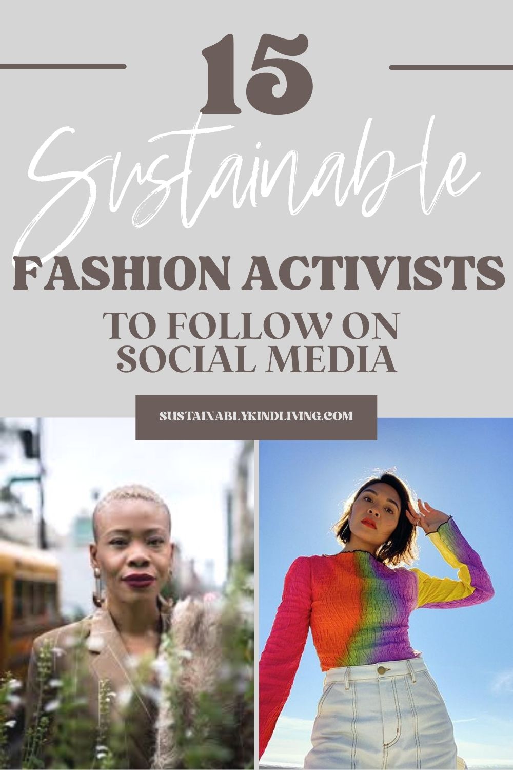 sustainable fashion activists on social media