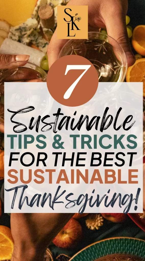 how to have a sustainable thanksgiving