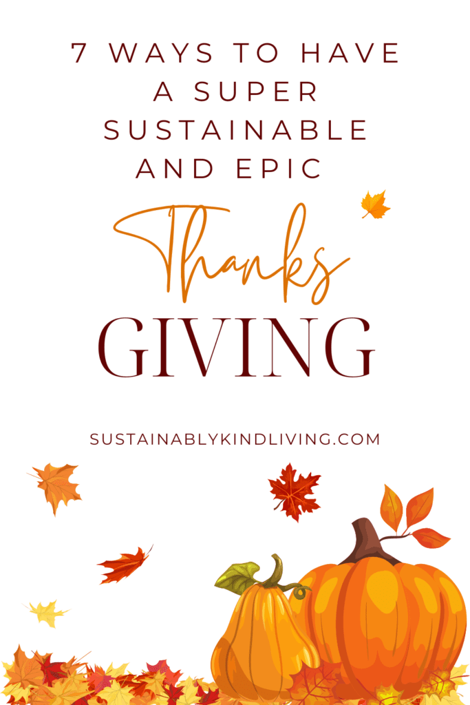 how to have an eco-friendly thanksgiving