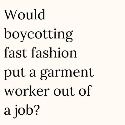 fast fashion and garment workers
