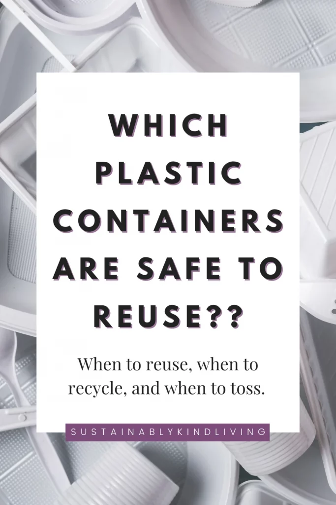 can I reuse plastic bottles