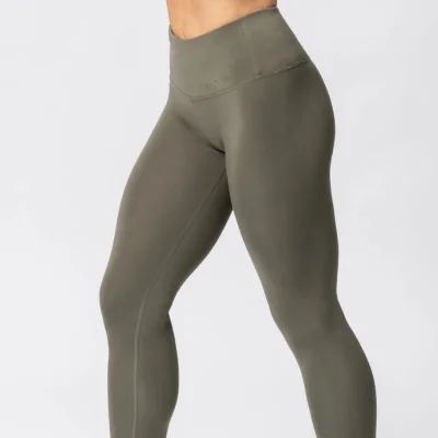 natural fiber workout leggings