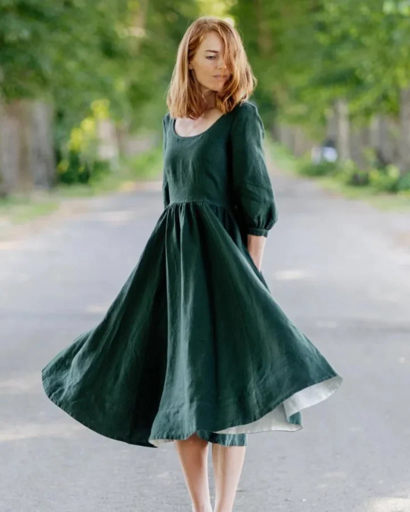 sustainable wedding guest dress