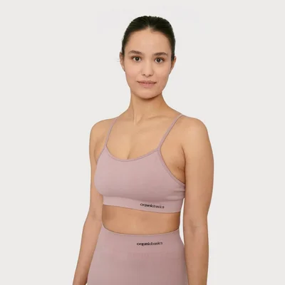 Organic cotton sports bra