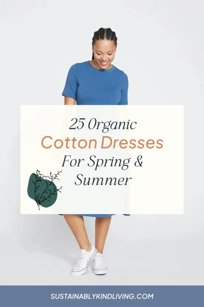 comfortable organic cotton dress