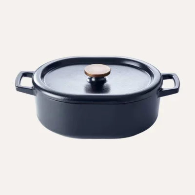Cast iron fish pan