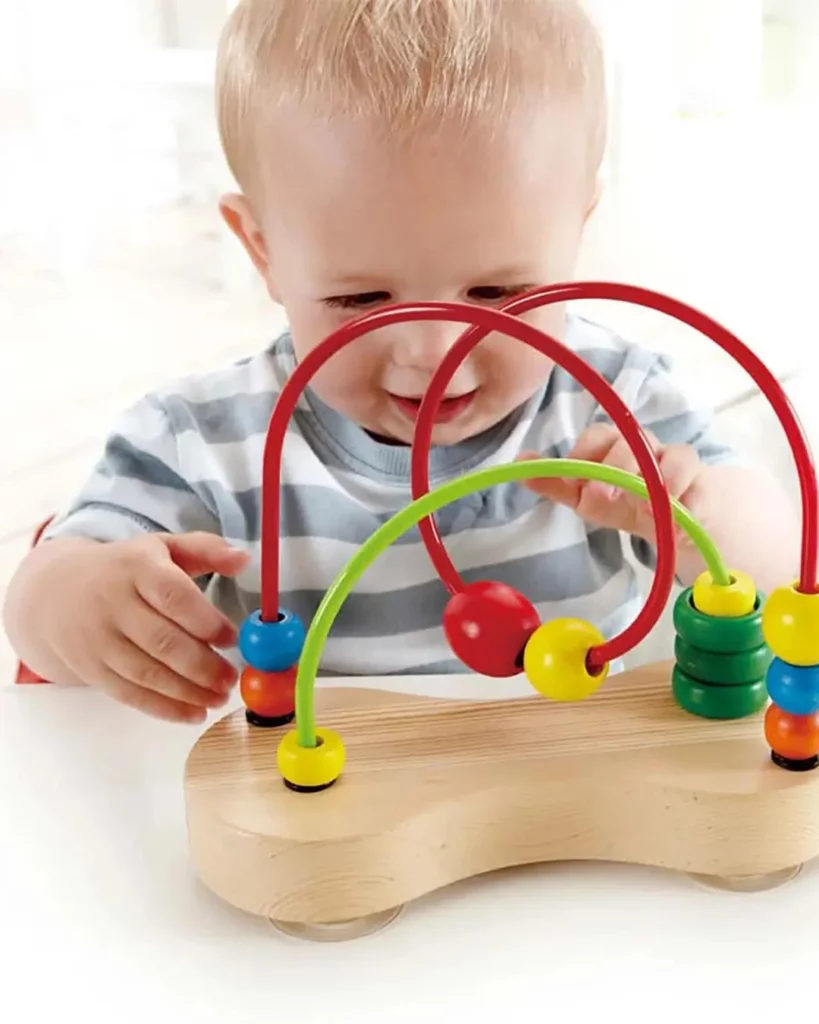 Wooden toy set for toddlers