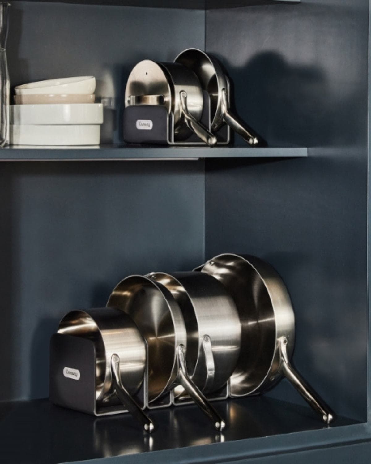 Caraway Stainless Steel Cookware Set Uncoated