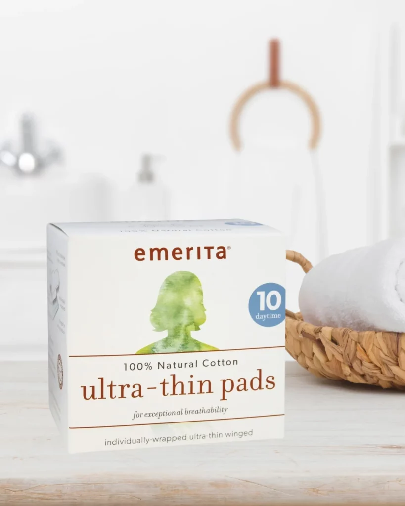 Toxin-free period pads