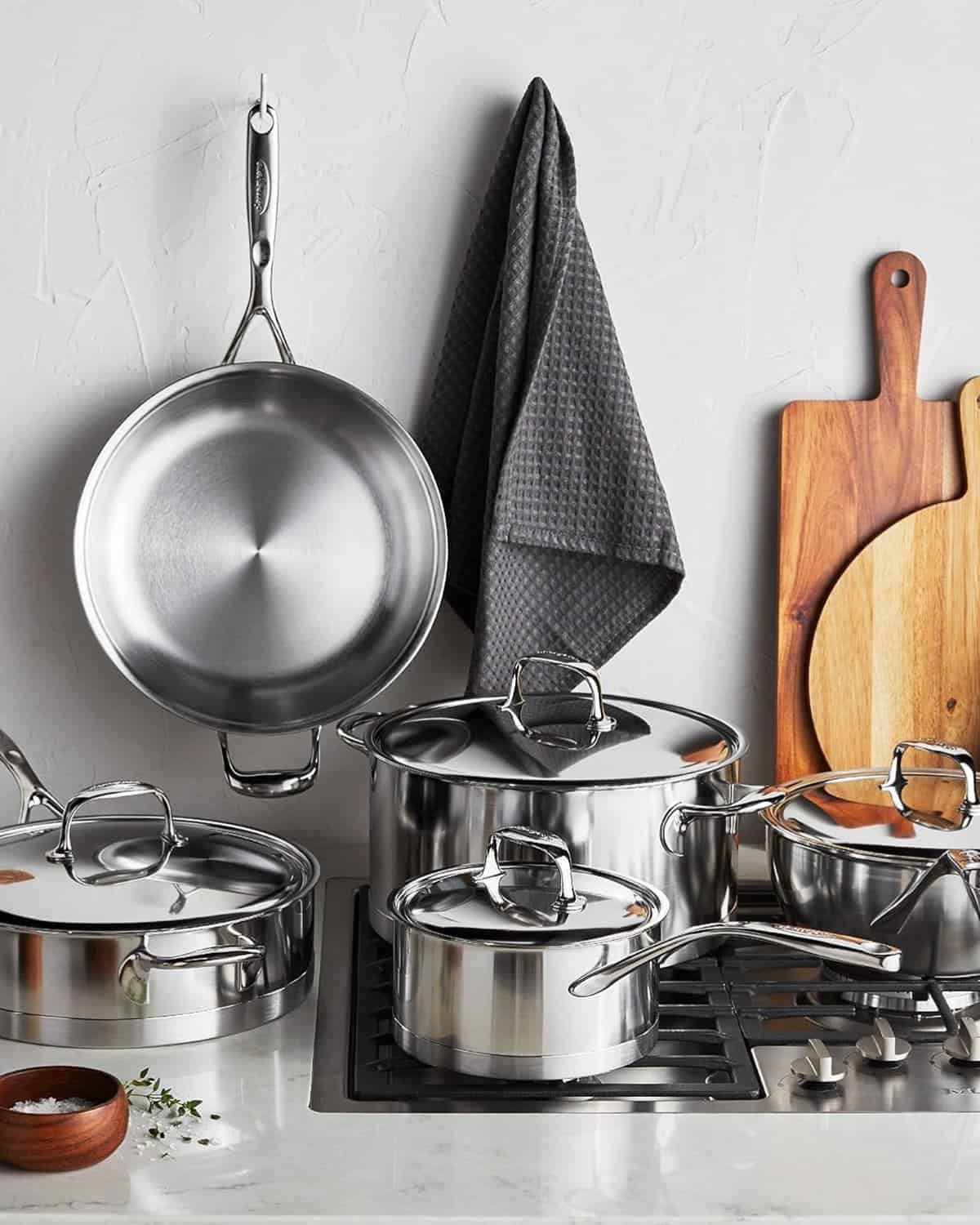Demeyere Professional Grade Stainless Steel Cookware