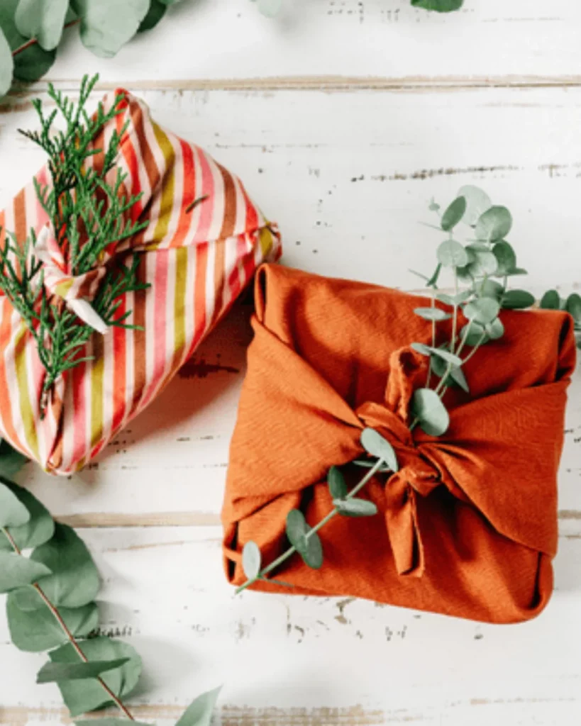 Eco-friendly gift wrapping