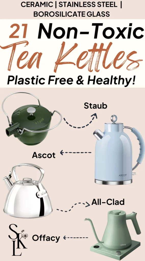 Safest Non Toxic Tea Kettles for 2024 (Plastic-free) - Eat Beautiful