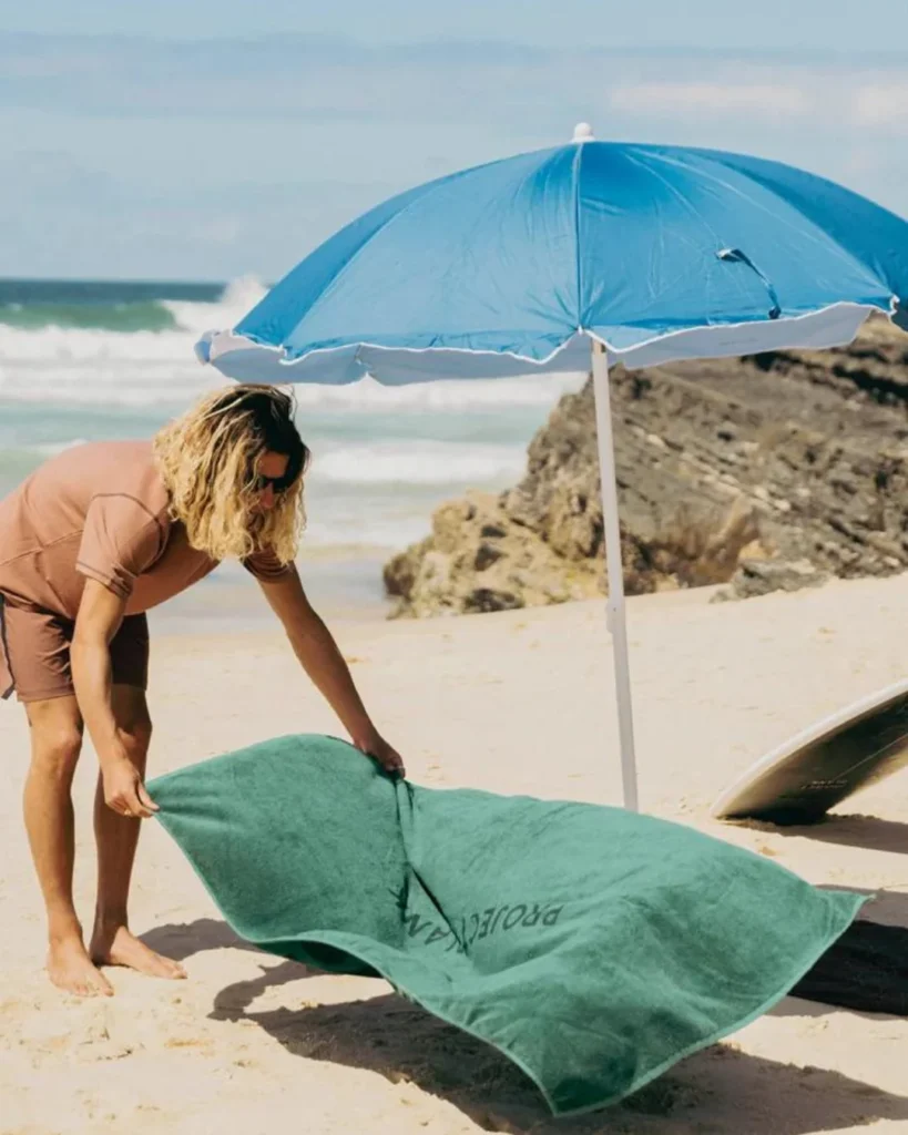 recycled beach umbrella