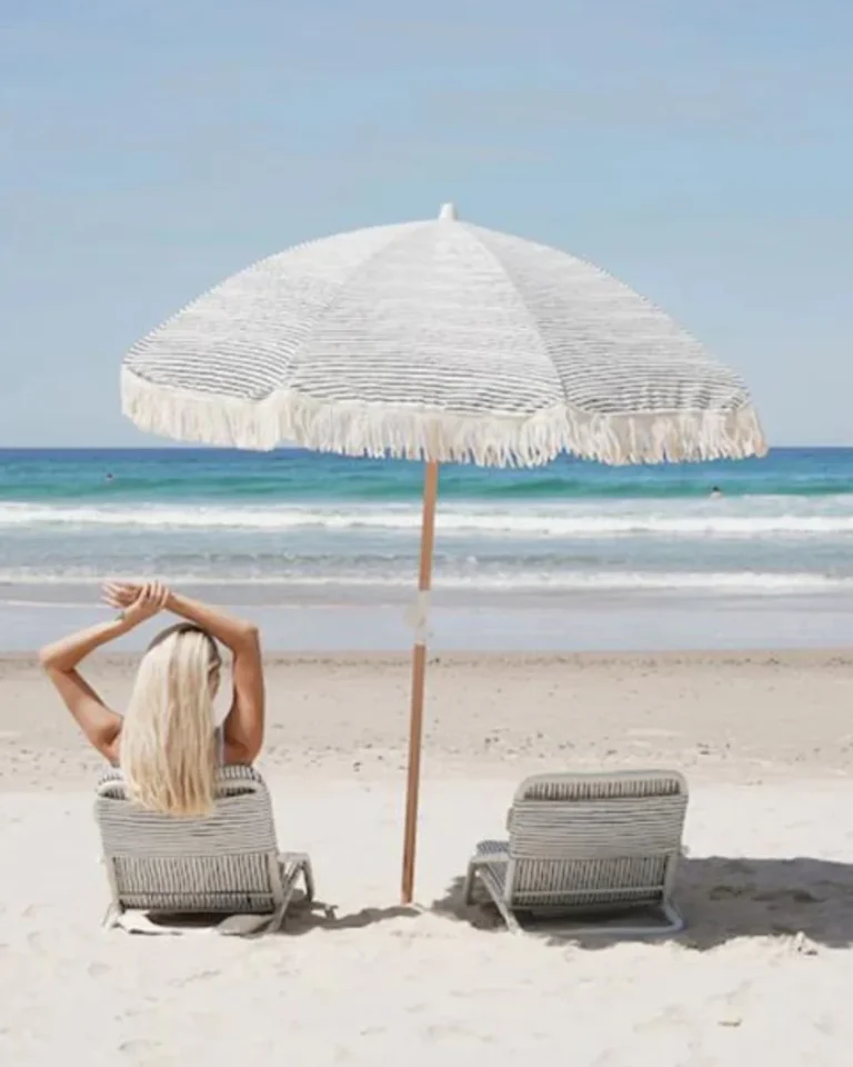Sustainable Beach Umbrellas For UVA/UVB Sun Protection