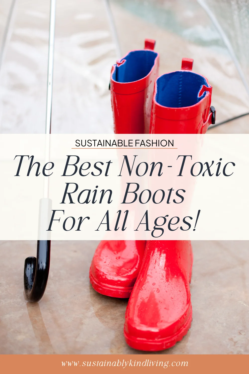 sustainable rain boots