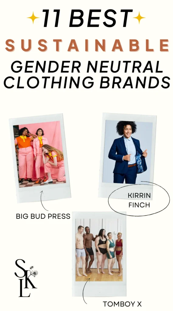 sustainable gender neutral clothing brands