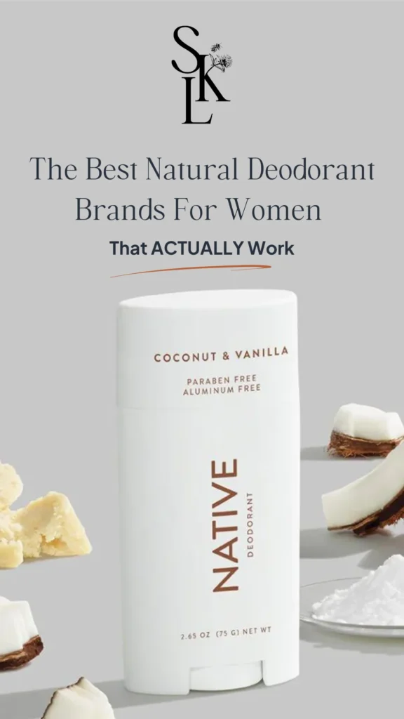 natural deodorant women