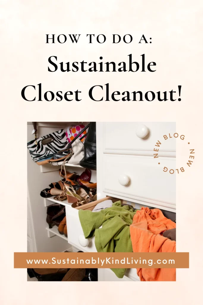 eco-friendly closet cleanout