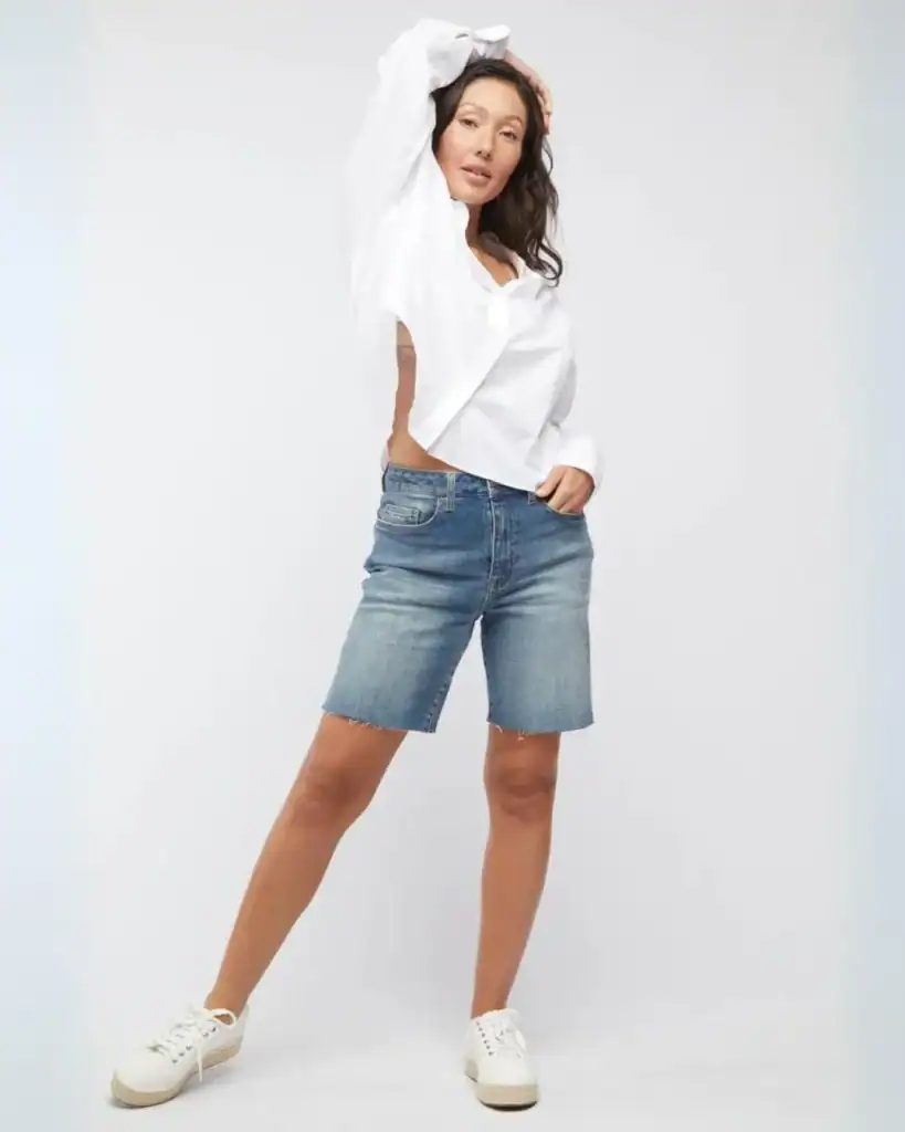 sustainable denim short brands