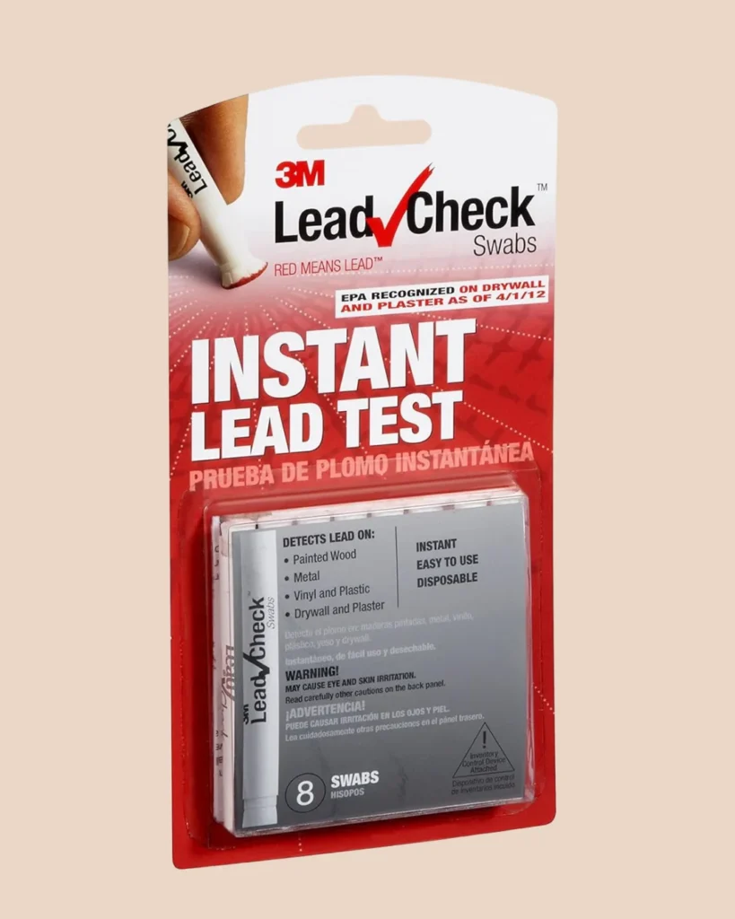 test for lead exposure at home 