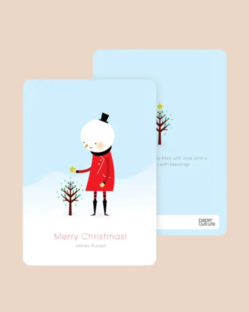 eco friendly christmas card brands