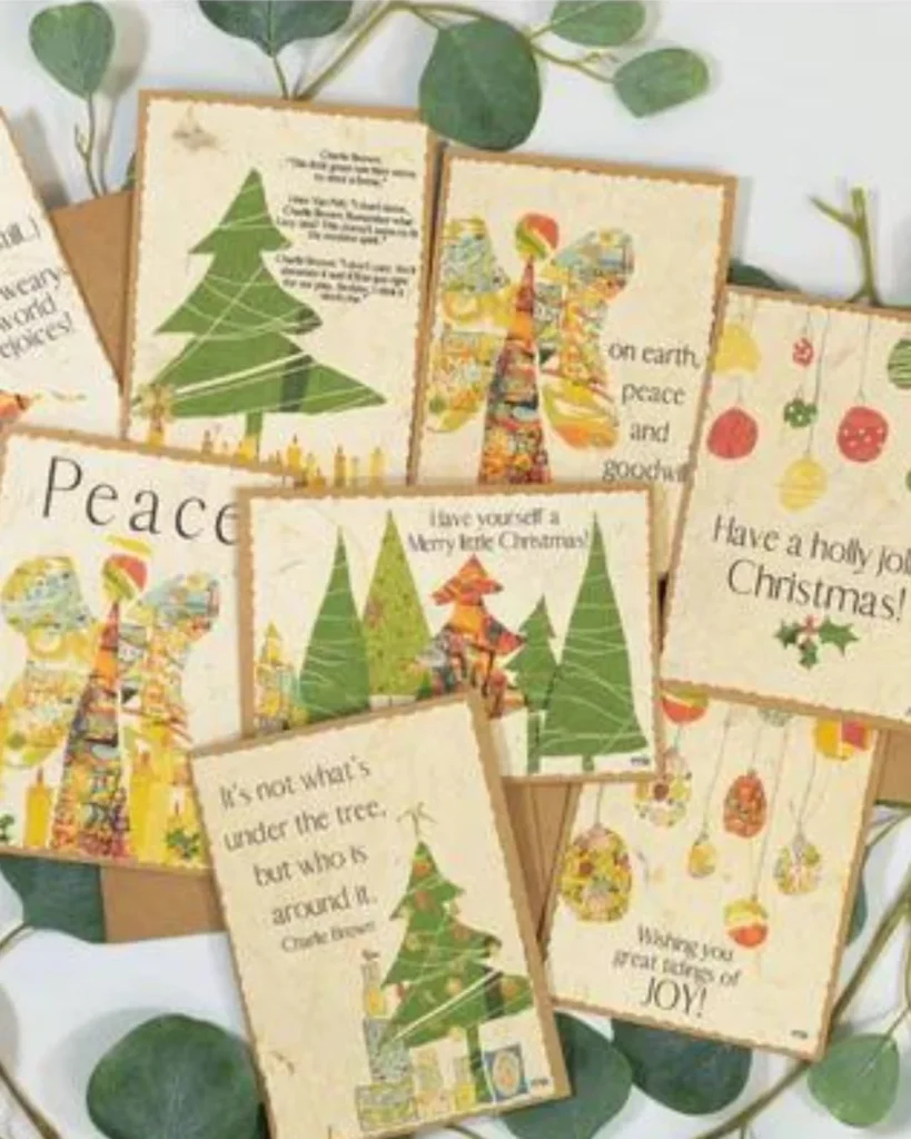 eco friendly christmas card brands 