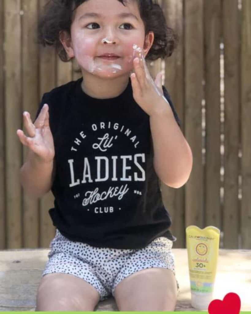 california baby mineral sunscreen for sensitive skin fragrance free non toxic sunscreen for kids