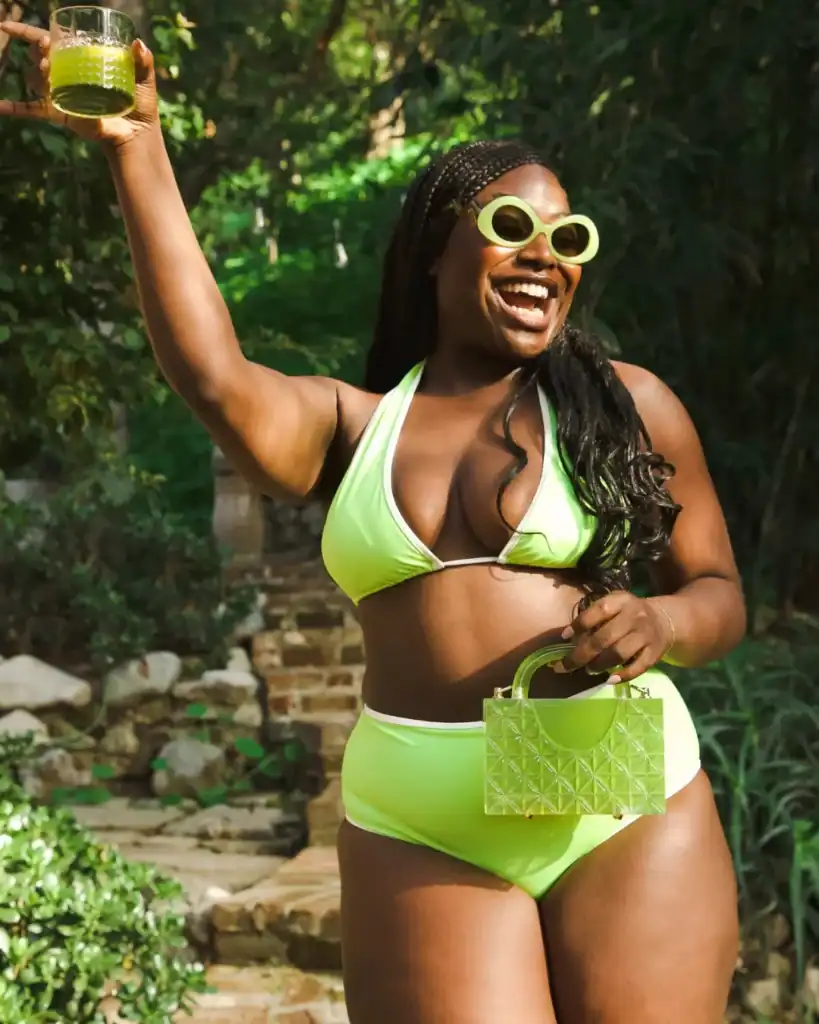 eco-conscious swimwear for curvy women