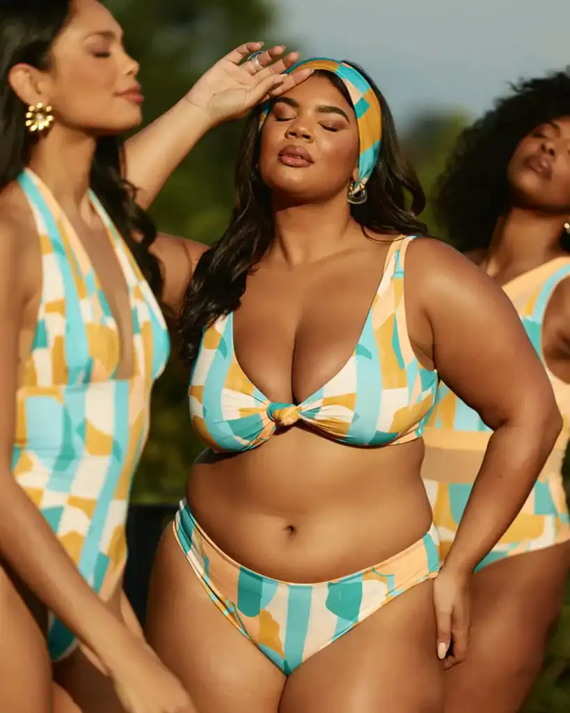 inclusive sustainable swimwear for plus-size women