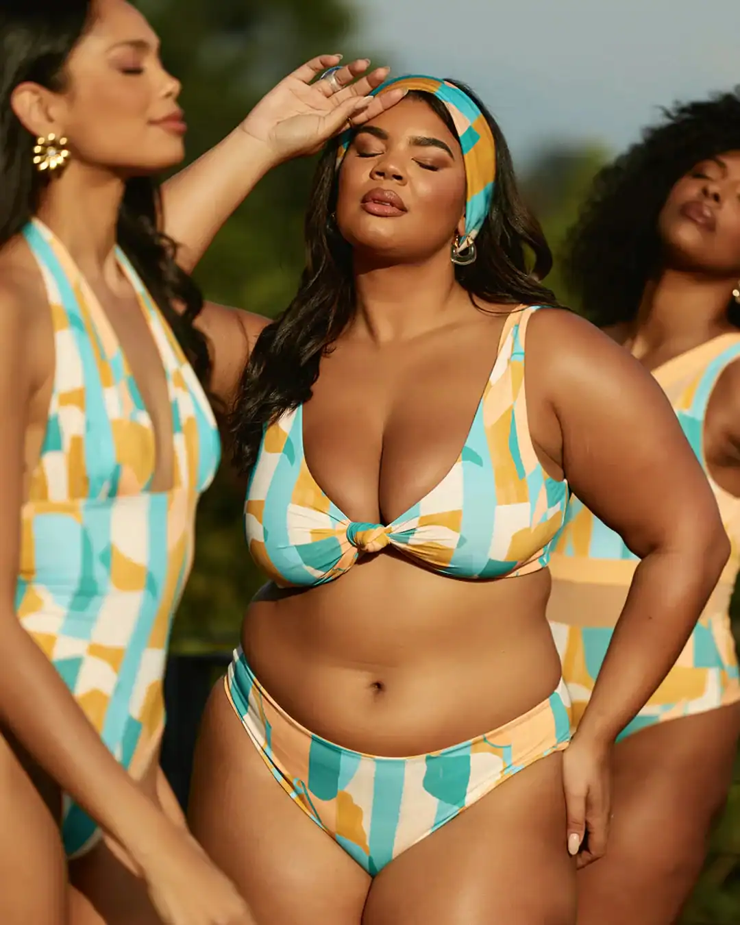 inclusive sustainable swimwear for plus-size women