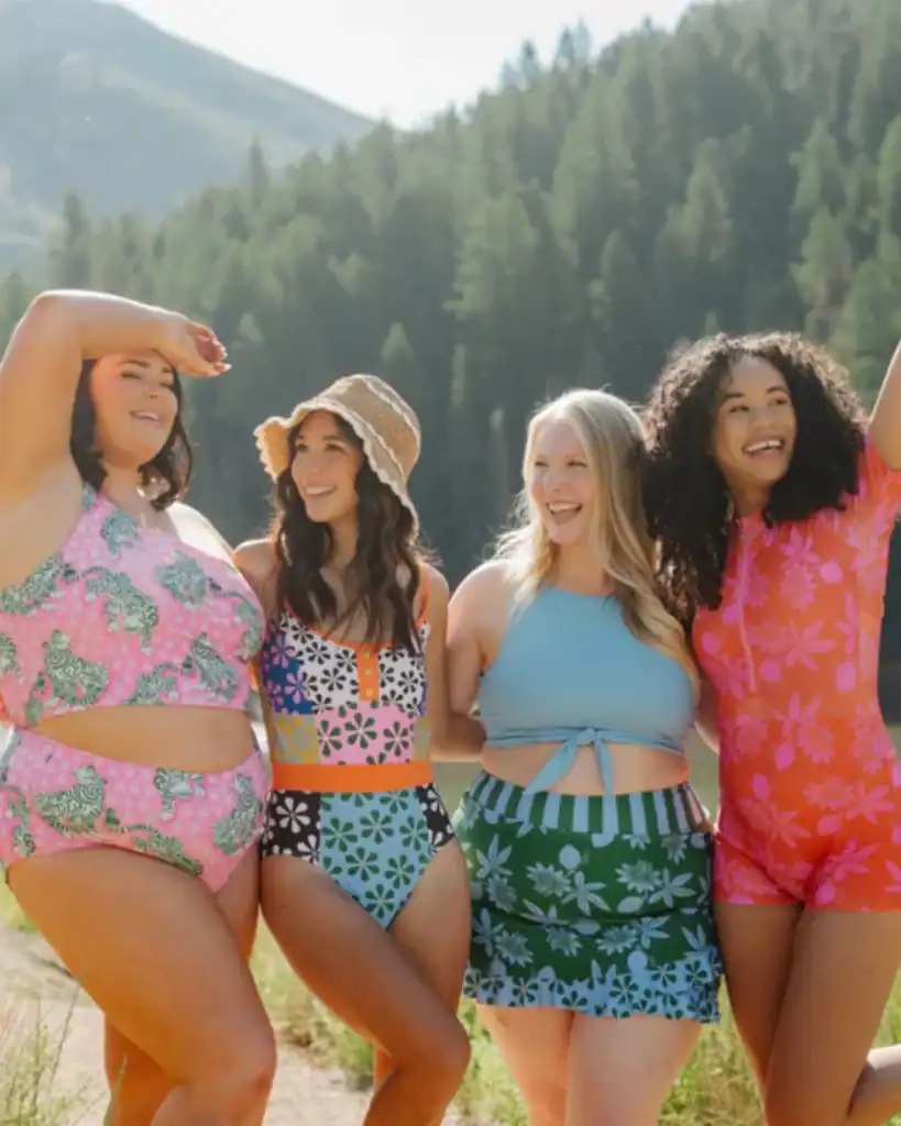 organic and recycled fabric swimwear plus-size