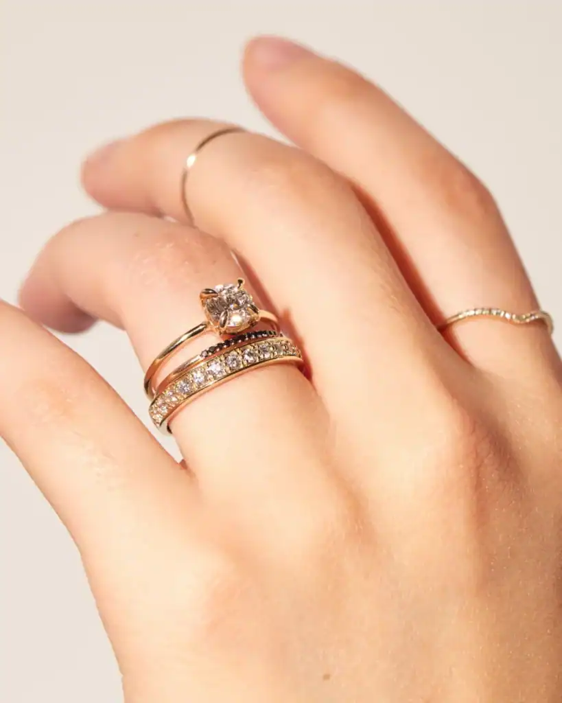 Handmade ethical wedding bands