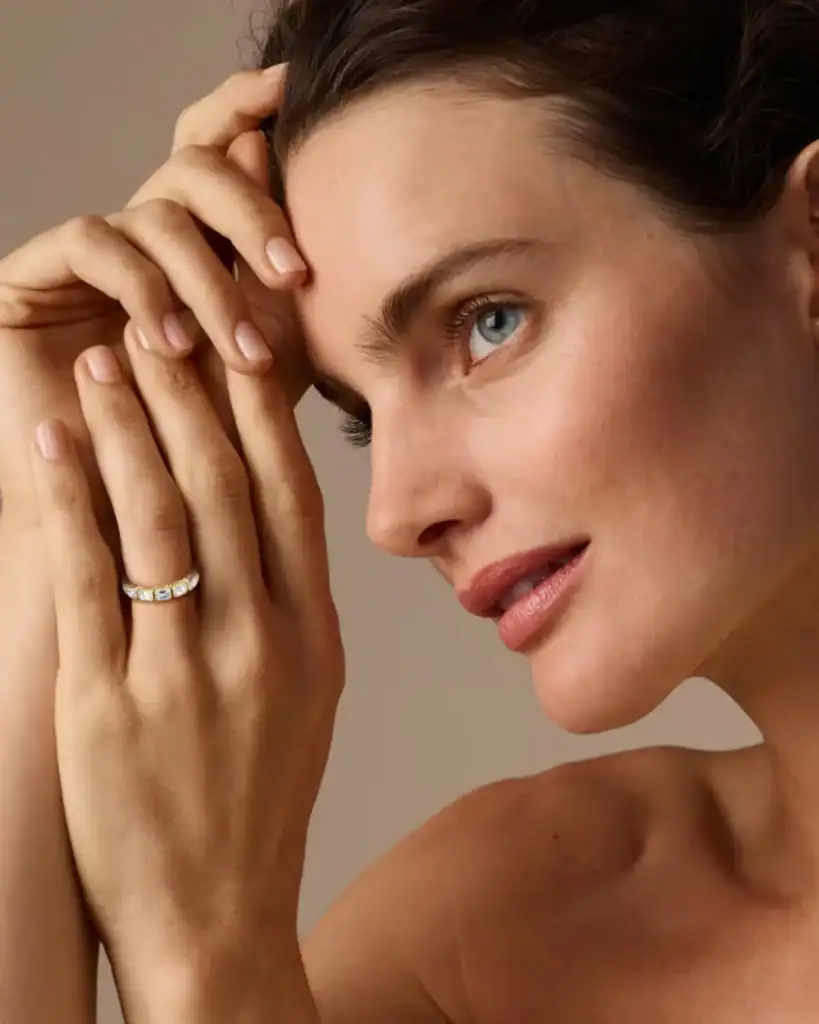 Recycled gold wedding bands