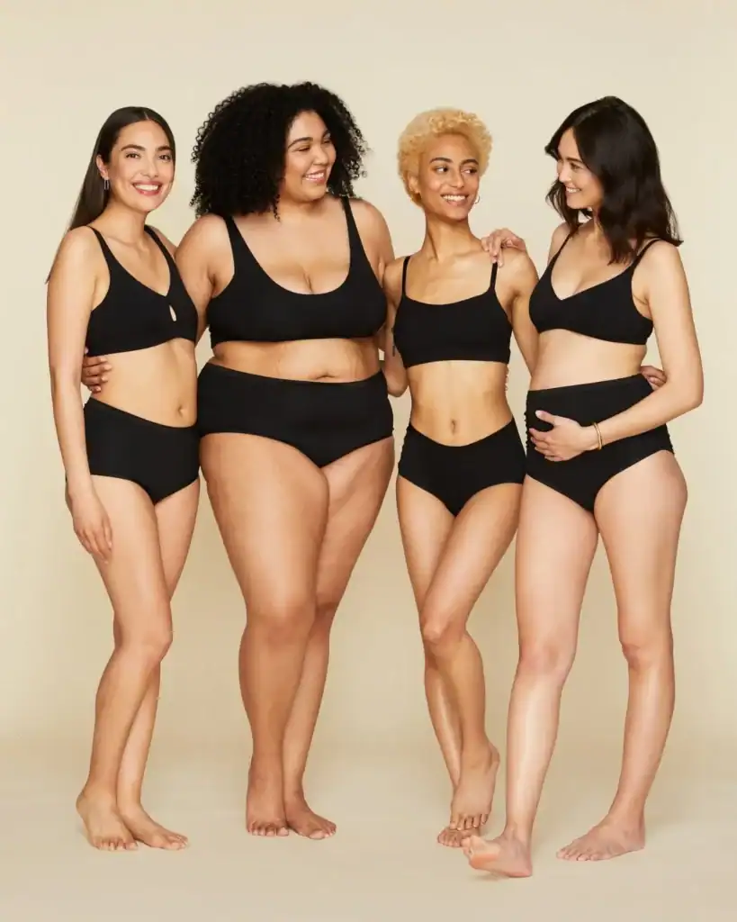 Subset organic cotton underwear available in inclusive sizes with soft and breathable organic fabrics.