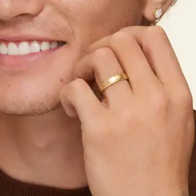 Sustainable Mens Wedding Bands