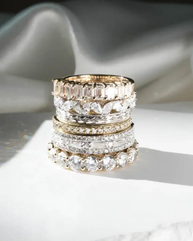 Vintage ethical wedding rings