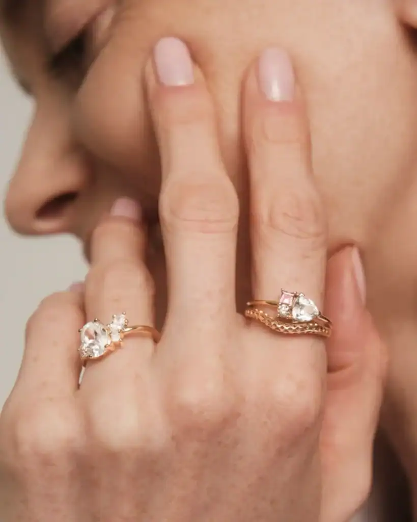 Zero waste wedding bands