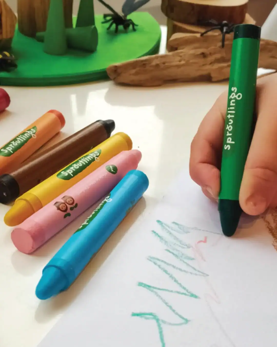 Beeswax Crayons for Toddlers