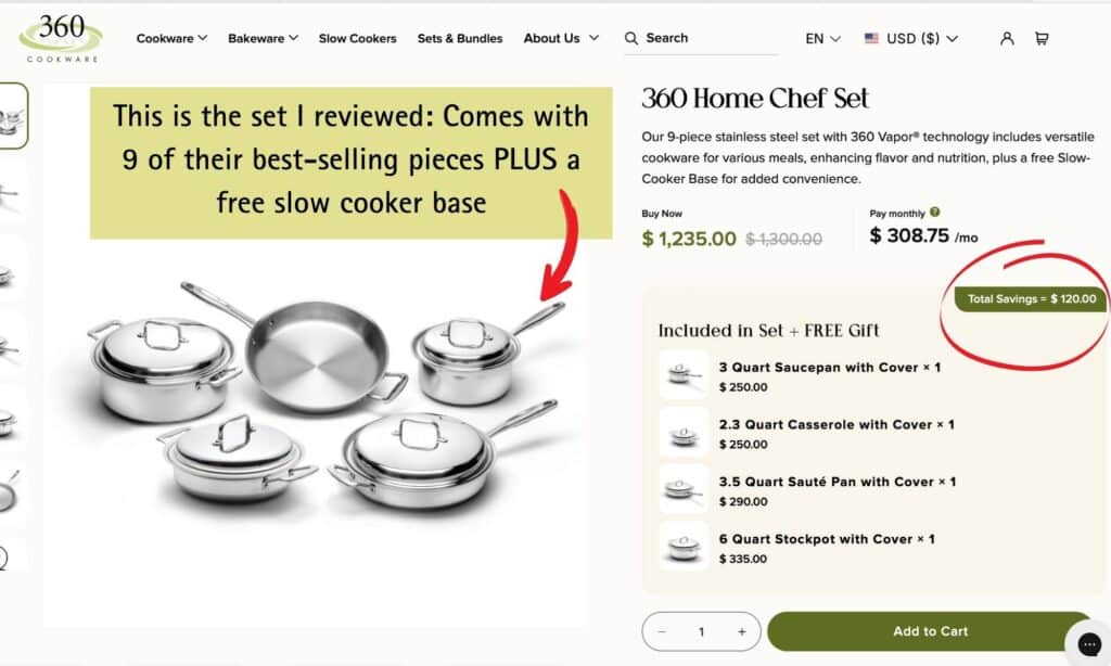 360 cookware review