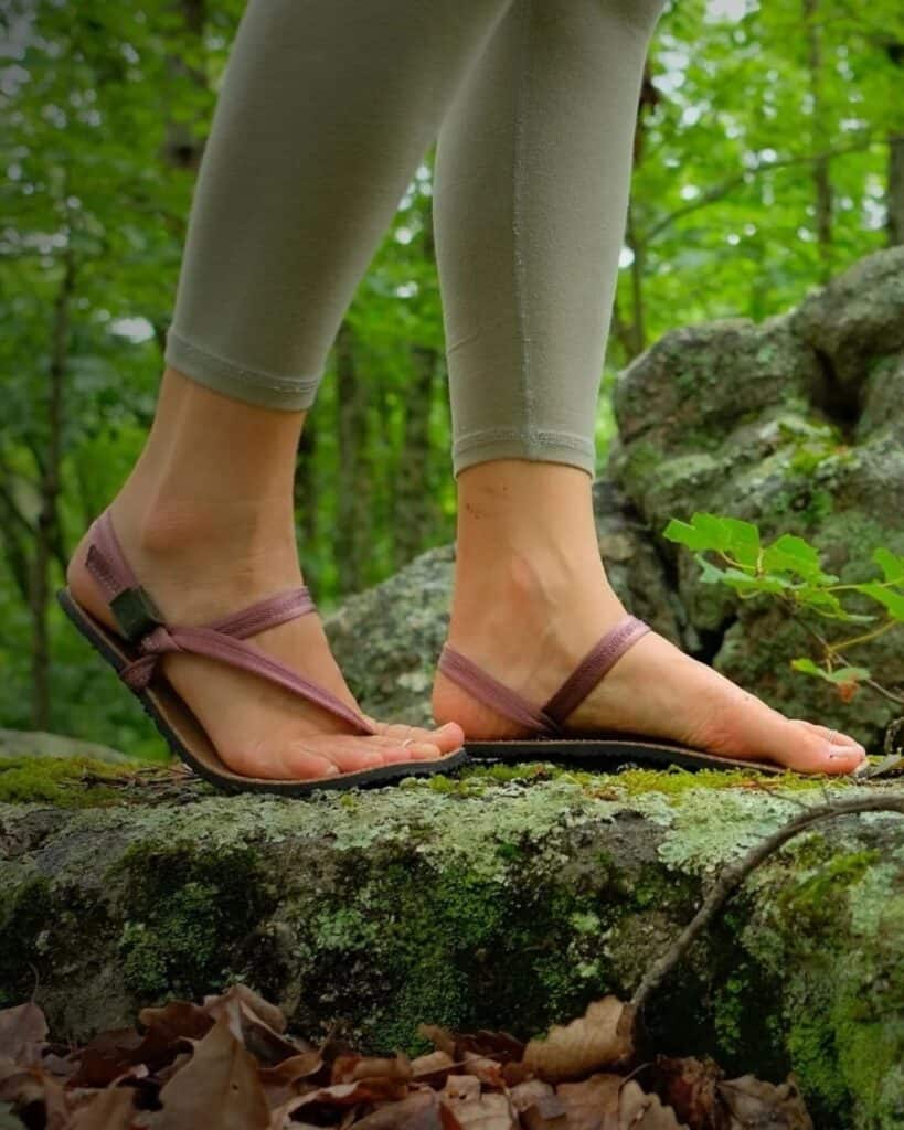 Earth Runners barefoot sandals with grounding technology and minimalist sole