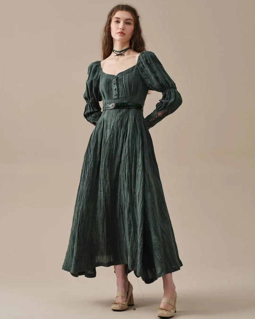 ethical-linen-dress-winter-style
