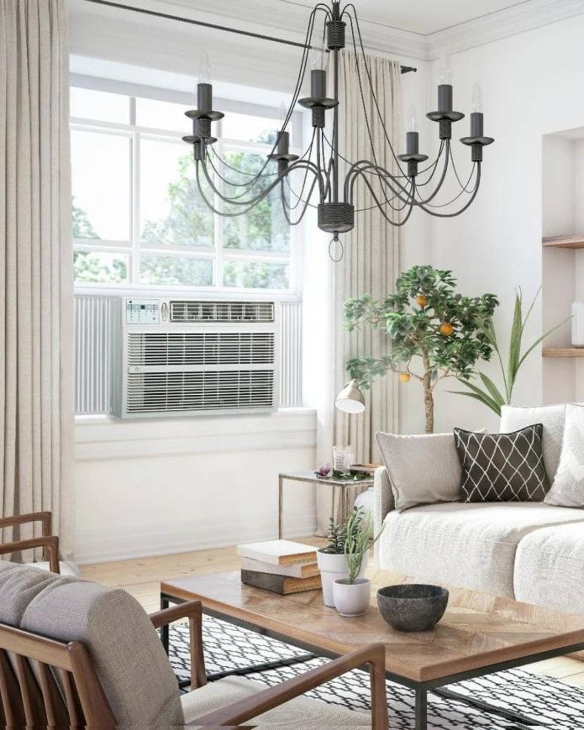 PerfectAire eco-friendly window air conditioner with inverter cooling and WiFi smart features.