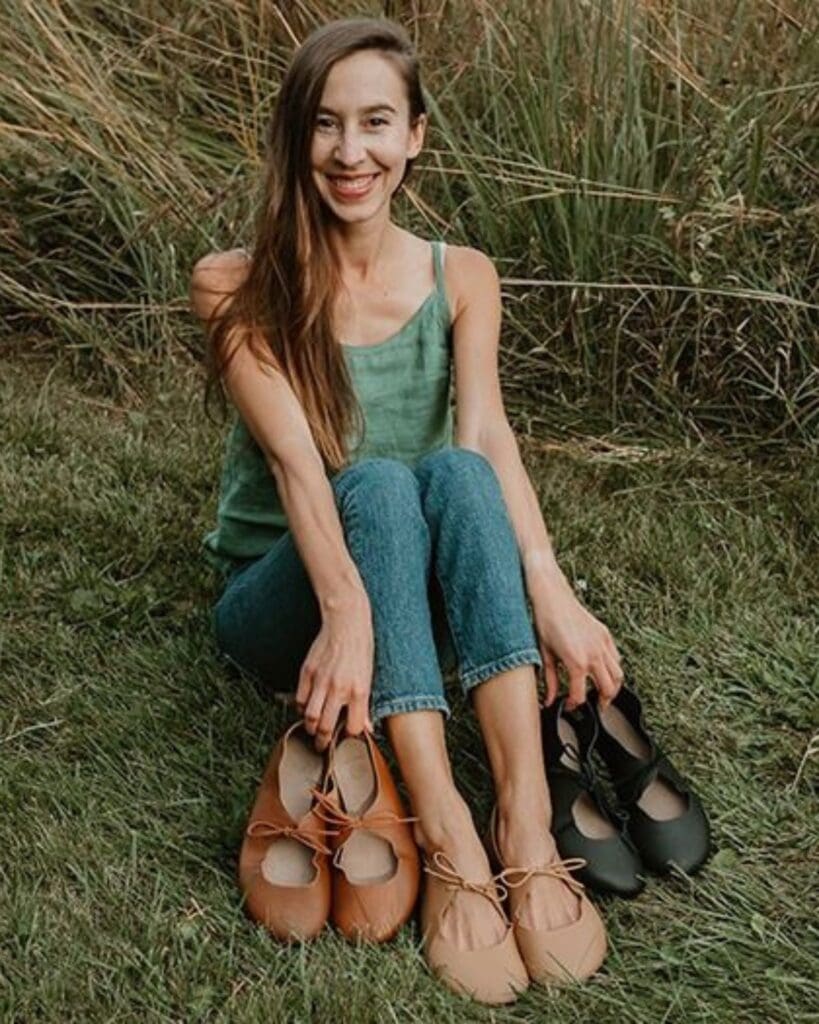 Softstar handmade barefoot shoes with flexible sole and natural materials