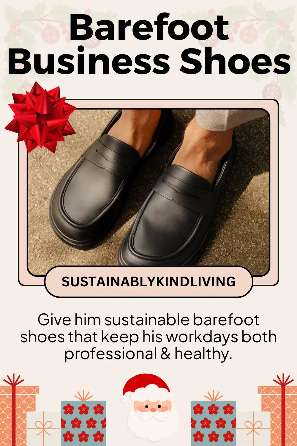 Feelgrounds barefoot business shoes with vegan materials, non-toxic and sustainable for healthy office style.