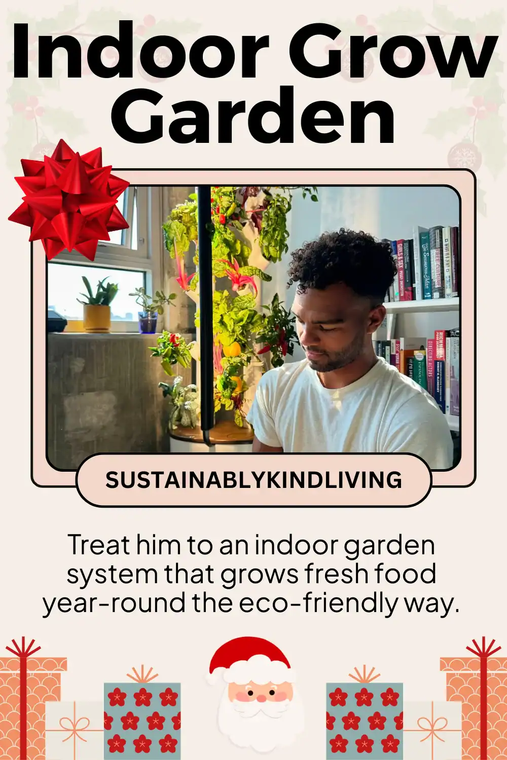 Gardyn indoor growing system designed with sustainable technology, eco-friendly and non-toxic for fresh home produce.